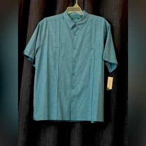 Cubavera Caribbean Blue Shirt